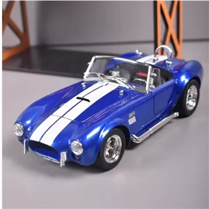 اسباب بازی ماشین فلزی شلبی کبری ماکت فلزی Shelby Cobra 427 آبی