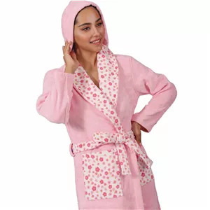 حوله پالتویی پارادایس صورتی پودایران سایز S