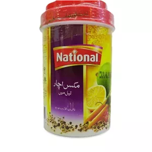 پگ 6 عددی اصل ترشی میکس (مخلوط انبه) نشنال یک کیلویی پاکستانی