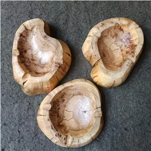 زیرسیگاری چوبی روستیک ( بسته 3 عددی) 