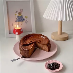 چیز کیک سن سباستین شکلاتی