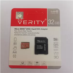 کارت حافظه microSDHC وریتی مدل Ultra کلاس 10 استاندارد UHS-I U1 سرعت 95MBps ظرفیت 32 گیگابایت به همراه آداپتور SD AP4