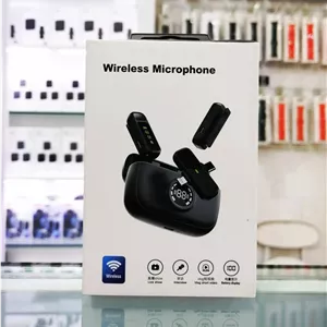میکروفون یقه ای بی سیم K30 دو کاربره
