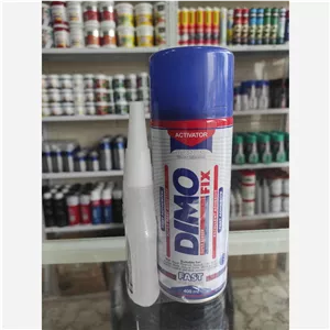 چسب 123 آبی دیمو فیکس 400ml