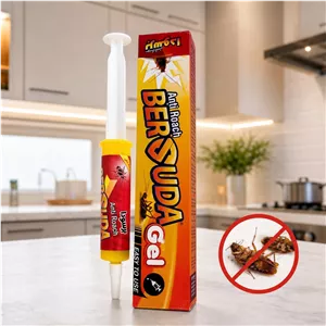ژل سوسک کش برسودا 25 گرمی سرنگی جعبه دار (سم سوسک آشپزخانه ای سوسک ریز کابینتی) 