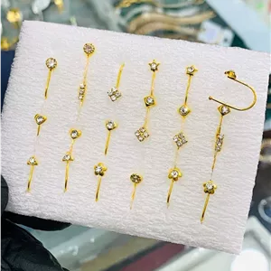پیرسینگ بینی بدون نیاز به سوراخ رنگ ثابت 1