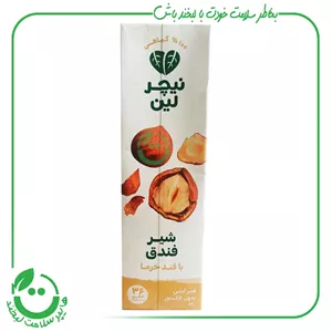 شیر فندق با قند خرما نیچرلین 1 لیتر