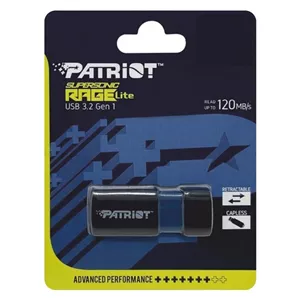 فلش مموری پتریوت مدل Supersonic Rage Lite ظرفیت 128 گیگابایت USB 3.2 Gen 1