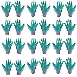 دستکش ایمنی مدل کف ماری کد n28 بسته 12 عددی