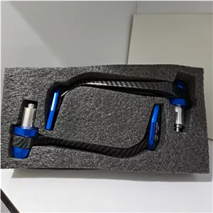 هندگارد موتور سیکلت کربن آبی 