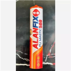 چسب ماستیک سیلیکونی غیراسیدی ALAN FIX 500 ماربل شیت و ترمووال درزگیر (پسکرایه)