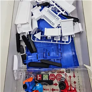 کیت ماشین بازی ناب سل مدل پارکینگ طبقاتی سونیک سرعتی کد RACING CARS PARKING LOT COMPETITION SONIC NO.111-12B