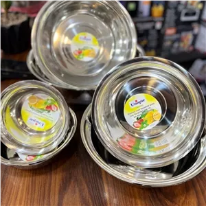 ست لگن 6پارچ استیل