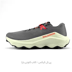 کفش تریل رانینگ سالومون مدل Salomon Ultra Glide 3 - رنگ خاکستری تیره نارنجی (Dark Grey Fiery Red)