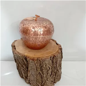قندان سیب بزرگ مسی زنجان