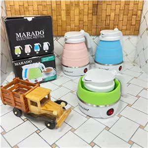 کتری برقی تاشو مسافرتی در 3 رنگ مختلف مارک مارادو 600میل ساخت کشور چین 