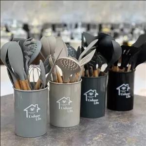 ست کفگیروملاقه یونیک لایف12پارچه سیلیکون نسوز