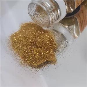 اکلیل پودری طلایی 10گرمی اکلیل رزین اکلیل شمع اکلیل ناخن اکلیل فوق شاین