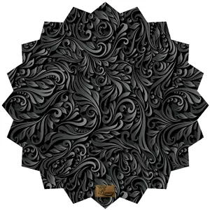رومیزی ستاره پارچه ای مخمل طرح گل سایز 40 در 40 سانتی متر مدل T21-42500 شرکت رنس (ارسال رایگان همراه با هدیه)