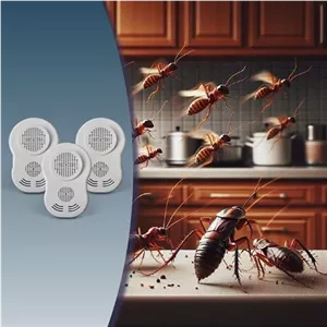 دستگاه دافع حشرات و حیوانات موذی پارسیان دافع پک سه تایی مدل pd s1 (تا متراژ 150 متر دو خواب)