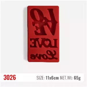 مولد سیلیکونی  طرح برجسته عشق کد 3026سایز6در11 سورن پارت