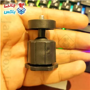 مینی بال هد 360 درجه سه پایه Ball Head فلزی اتصال دوربین، رینگ لایت و هولدر موبایل