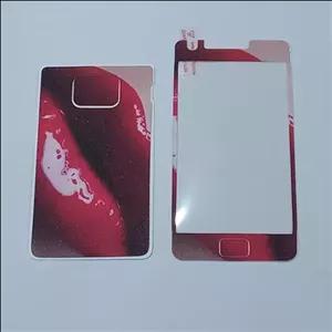 برچسب پشت و رو galaxy S2  یا i9100 طرحدار گلکسی s2