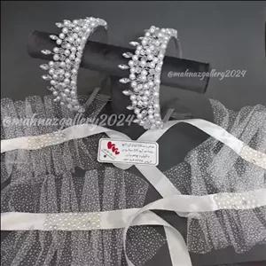 ست تاج و مچبند مجلسی کد 3401