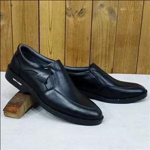 کفش اداری مجلسی مردانه رویه ساده شیک و خوش پا 