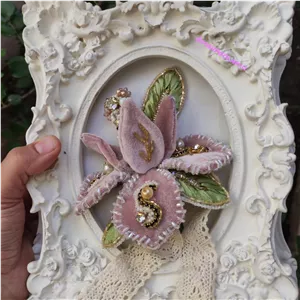 تابلو گل مخملی
