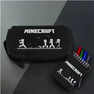 جامدادی و دفترچه طرح بازی ماینکرفت Minecraft ماینکرافت