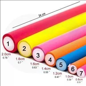 بیگودی فوم دار  سایز 6 فر دائمی ، سیم تلفنی. 