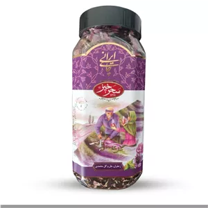 چای سیاه ایرانی زعفران هل و گل محمدی سحرخیز