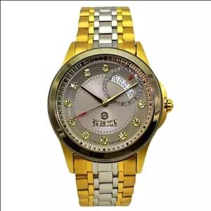 ساعت مچی مردانه سوستون مدل SVESTON EMPEROR SV7485 دورتقویم حلقه پرنگین با صفحه طوسی