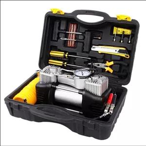 کمپرسور پمپ باد فندکی دو سیلندر به همراه ابزار Air Compressor STCO