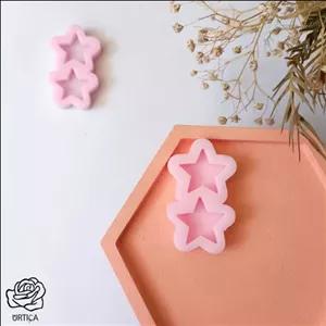 قالب سیلیکونی جفت ستاره، قالب رزینی جفت ستاره 2 سانتی