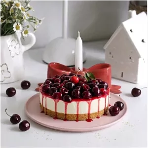 چیز کیک آلبالویی گیلاس