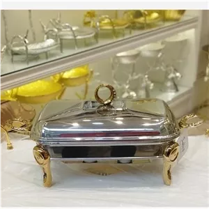 سوفله مرغ خوری دسته طلایی رزلند نگار