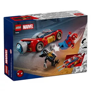 لگو 134 تکه سری Marvel مدل Spider-Man Car vs. Venomized Wolverine کد 76336