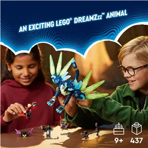لگو 437 تکه سری DREAMZzz مدل Zoey and Zian the Cat-Owl کد 71476 ZZ2