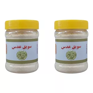 سویق عدس - 250 گرم بسته دو عددی
