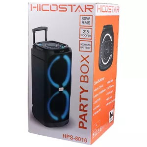 اسپیکر بلوتوثی قابل حمل هایکو استار مدل Party Box HPS-8016