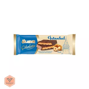 شکلات شیری مغزدار اولکر مدل استانبول (کرم فندق، کادایف ترد و باقلوا) 93 گرمی - Ülker Çikolata İstanbul