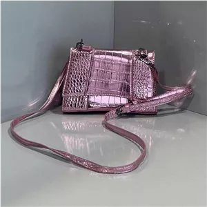 کیف مجلسی کروکودیلی صورتی زنانه مکس (Max)