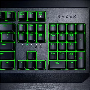کیبورد گیمینگ ریزر مدل BlackWidow Essential Green Switch DN2