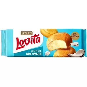 کیک براونی روشن لاویتا نارگیلی Roshen Lovita وزن 152 گرم