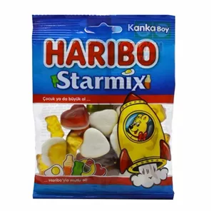 پاستیل هاریبو مدل Starmix وزن 80 گرم