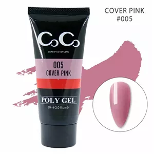 پلی ژل کوکو شماره Cover Pink 05 حجم 60 میل 