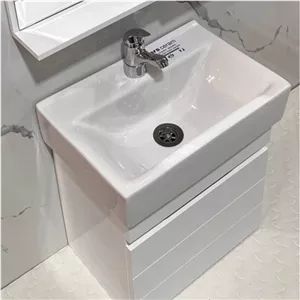 ست کابین و روشویی کابینتی سفید مدل آتیلا 45 30 ضد آب