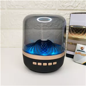 اسپیکر کهکشانی شیشه ای بلوتوثی فلش رم Aux خور رقص نور RGB کیفیت فوق العاده قابل حمل صدای عالی